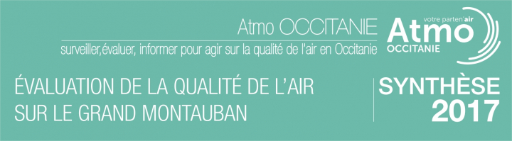2017 - Synthèse - Evaluation de la Qualité de l'Air sur le Grand Montauban 2017 - Synthèse - Evaluation de la Qualité de l'Air sur le Grand Montauban